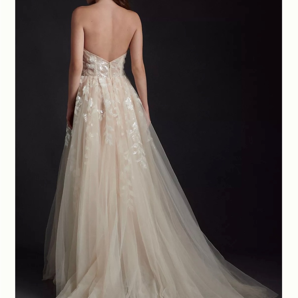 Wtoo by Watters Austin Strapless Corset Tulle Wedding Gown size 6 NWT
